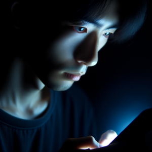 青色光とメラトニンの関係